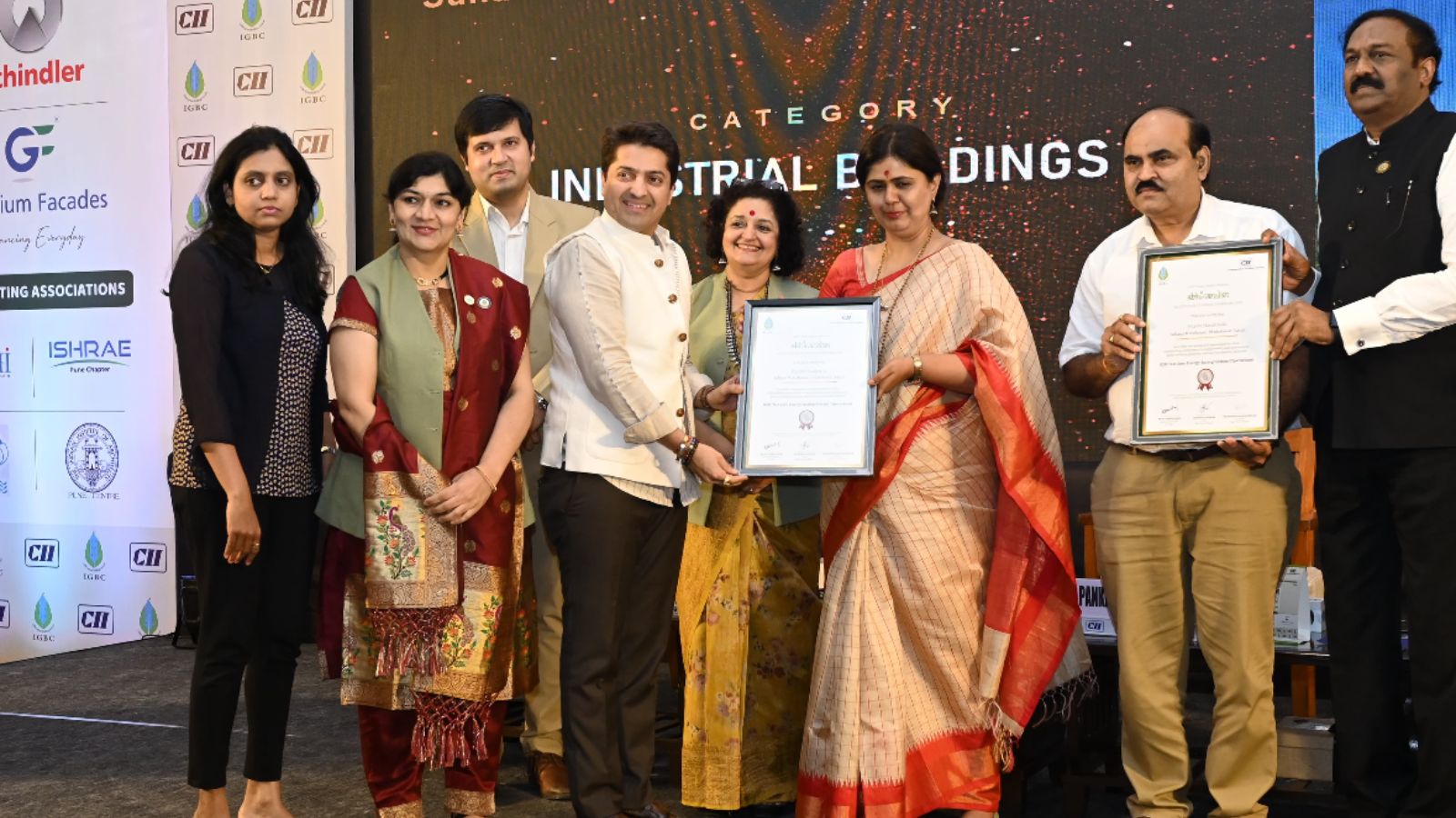 The one-acre warehouse that has received the certification was designed by Chordia from scratch nine years ago.