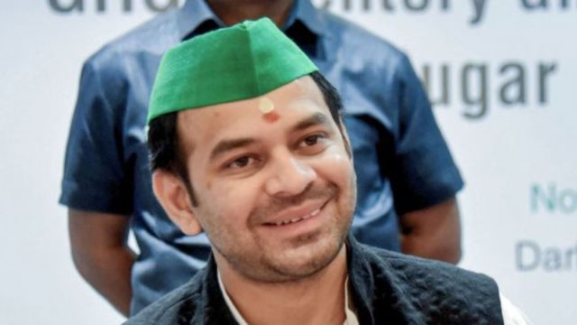 Tej Pratap Yadav, the eldest son of party chief Lalu Prasad