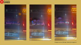 Delhi Man’s hilarious car sign