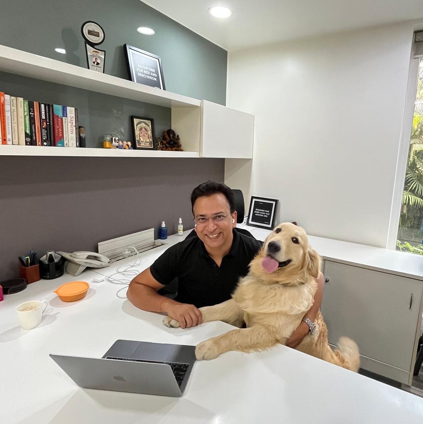 Chetan with Taz