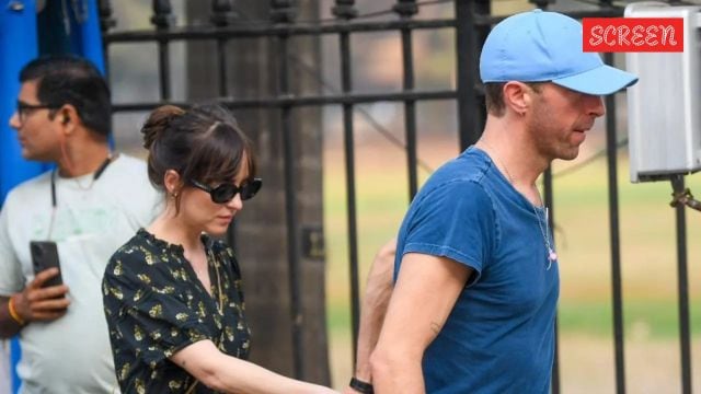 Dakota Johnson and Chris Martin