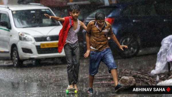 Delhi rain