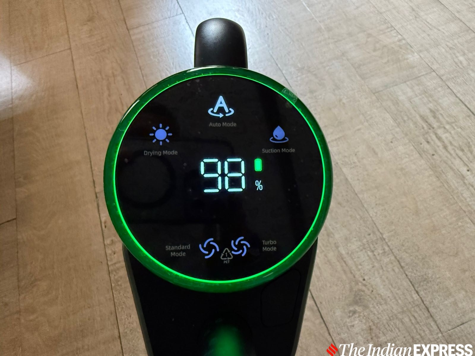 These LED indicators show the task at hand.