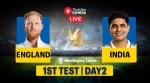 IND vs ENG Live Score, 1st Test: Catch day 2 updates from the India vs England Leeds Test.