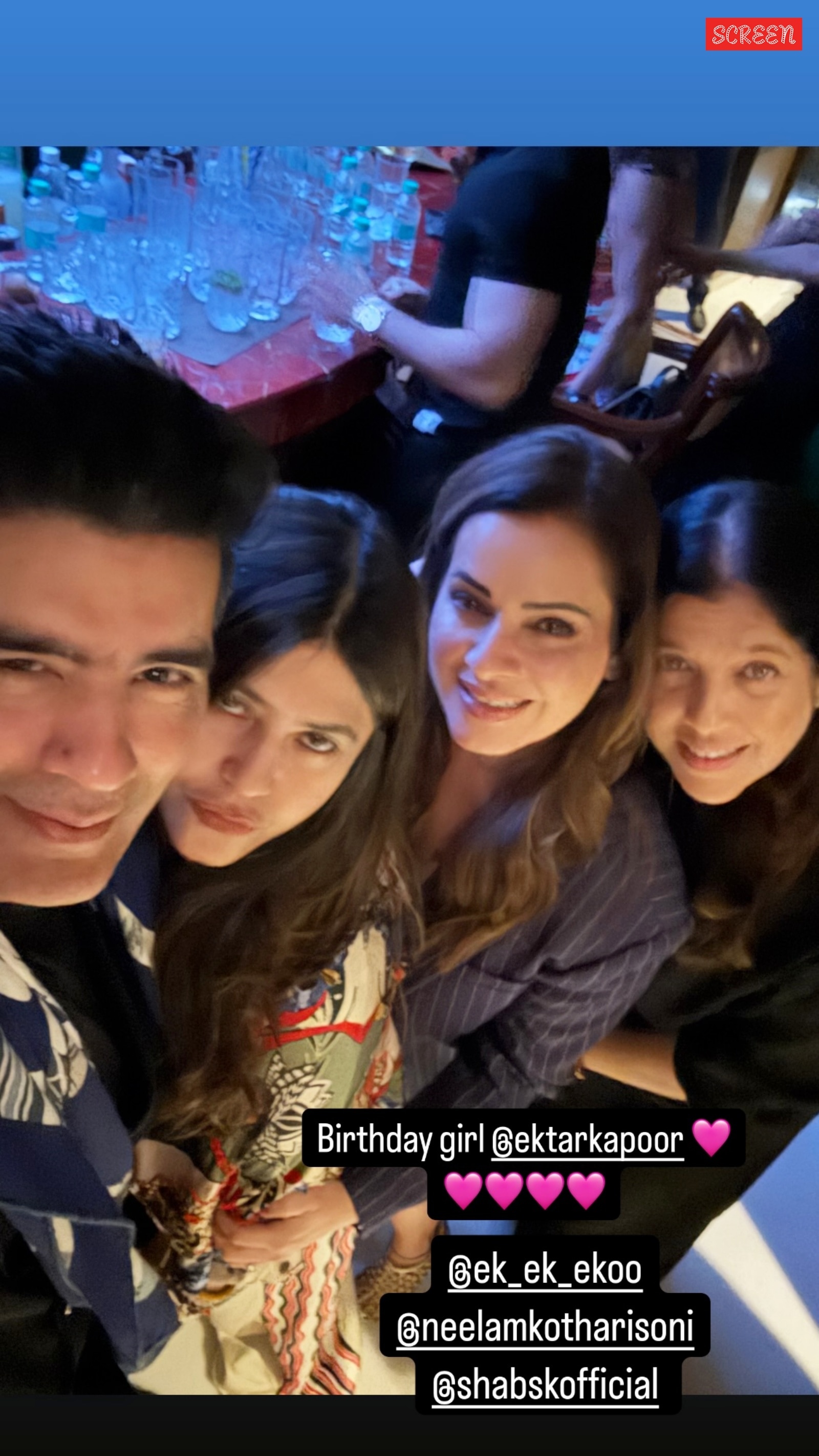 Ektaa Kapoor's birthday bash