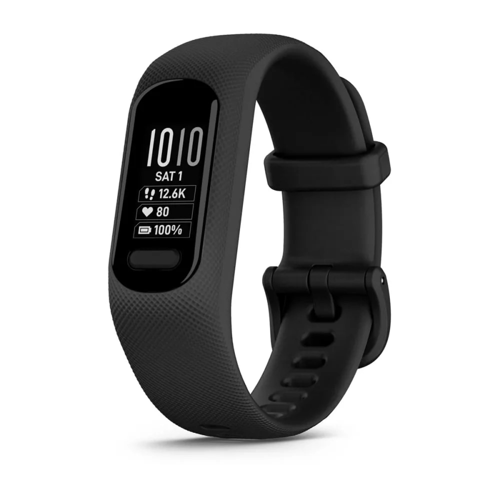 This lightweight tracker has a water resistance level of up to 50 m deep. (Image: Garmin)