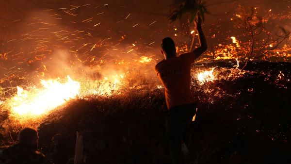 Greece wildfire