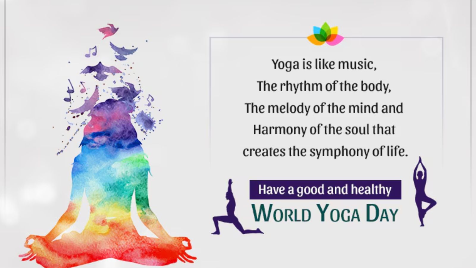 On this International Yoga Day, may your soul feel lighter, your mind clearer, and your body stronger—as you move in harmony with yourself and the world around you.