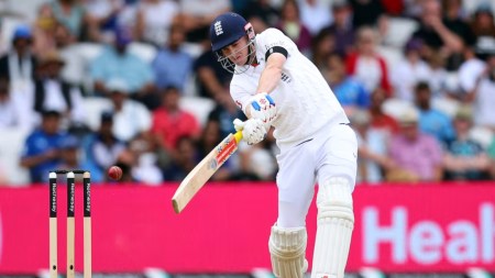 English batter Harry Brook in action during Day 3 of ENG vs IND 1st Test in Leeds. (REUTERS)