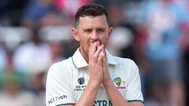 Mitchell Johnson on Josh Hazlewood