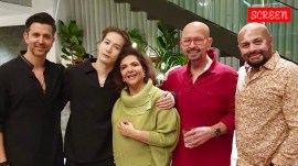 Hrithik Roshan and family meet Jackson Wang
