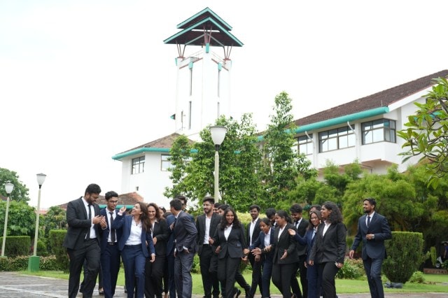 IIIM Kozhikode's latest cohort of MBA Students at IIM Kozhikode for the inaugral ceremony (Photo via IIM-K)