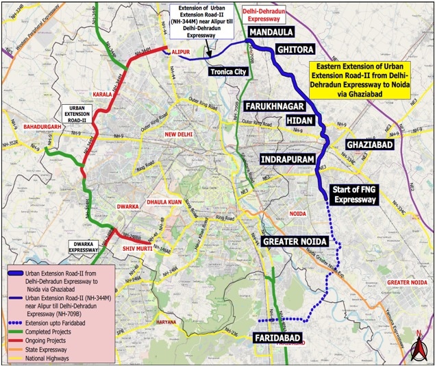 Eastern extension of UER-II