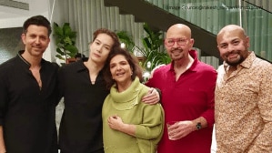 Jackson Wang met the Roshan family during his visit to India. (Image source: @rakesh_roshan9/Instagram)
