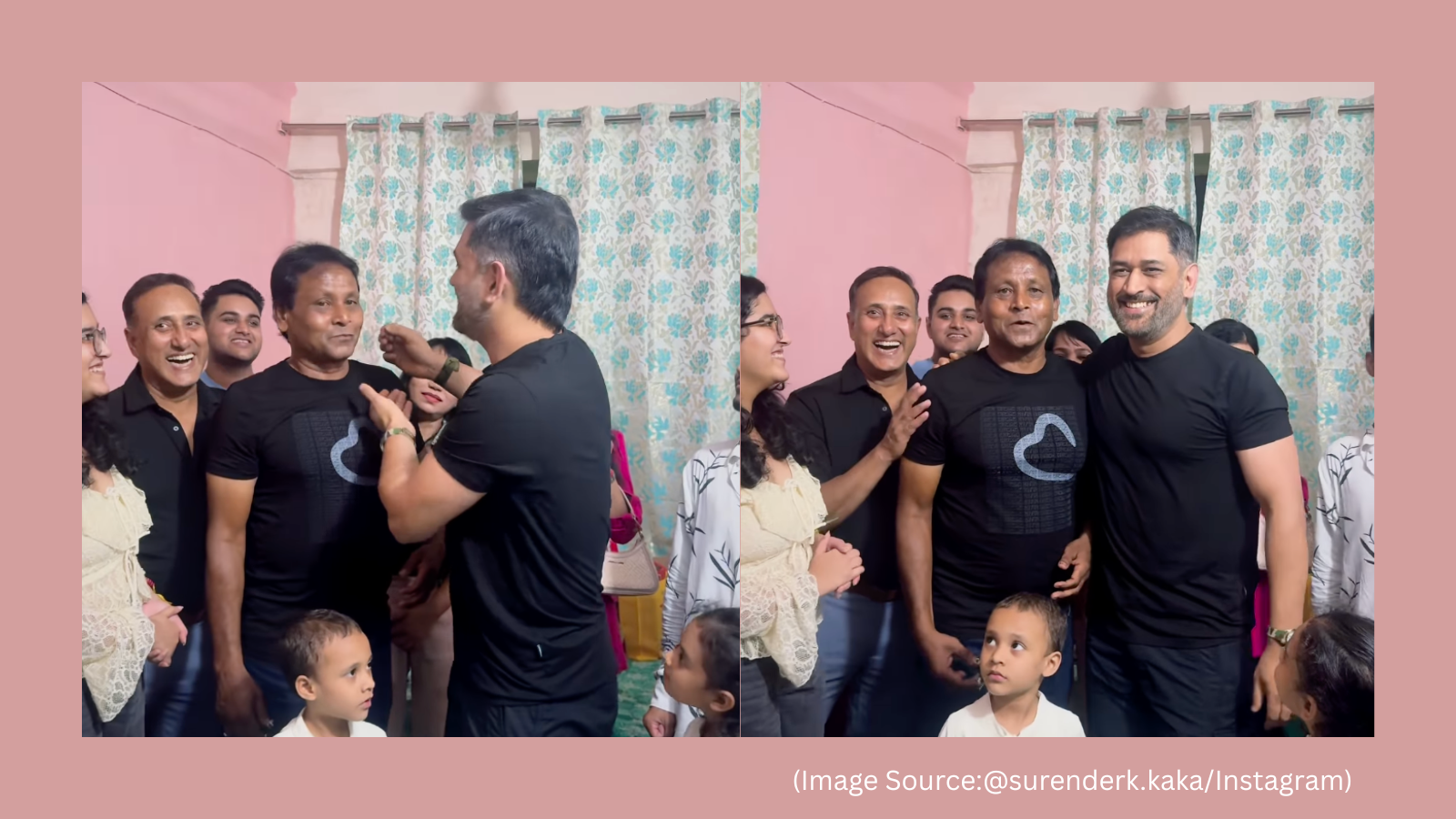 MS Dhoni's Heartwarming Appearance at Friend's Birthday Party