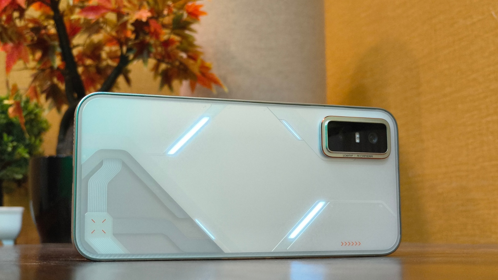 The Infinix GT 30 Pro has a unique design with RGB lights on the back.
