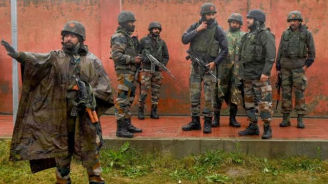 The operation was launched after a civilian spotted three suspected persons in Saladhi area of Hiranagar, as per reports.