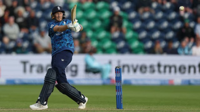 England's Joe Root in action during the second ENG vs WI ODI. (Reuters)
