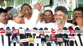 Siddaramaiah, DK Shivakumar present united front amid renewed buzz on change of guard in Karnataka