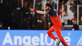 Krunal Pandya in action during RCB vs PBKS IPL 2025 final. (Sportzpics for IPL)