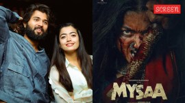 Vijay Deverakonda reacts to Rashmika Mandanna's upcoming film Mysaa's poster