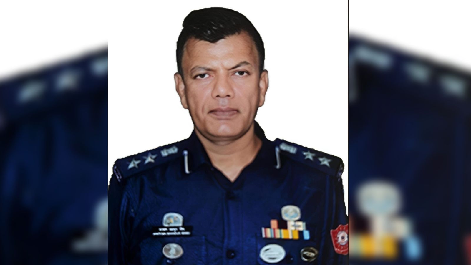 Santosh Bahadur Singh, the Commandant of the 5th Battalion of NDRF. (Express Photo)