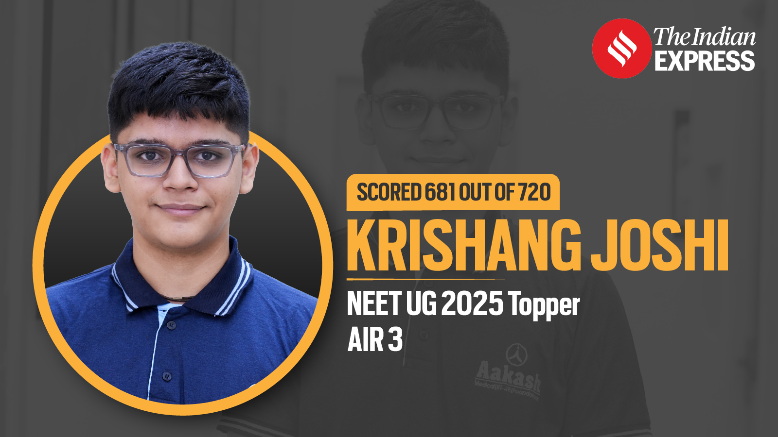 ‘Physics was fun’: Pune’s Krishang Joshi bags AIR 3 in NEET UG 2025