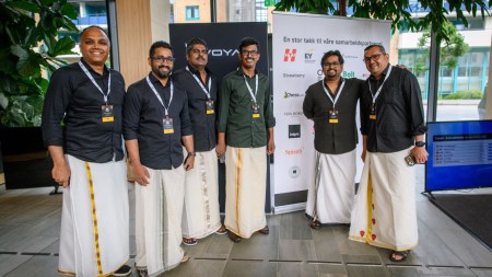 The owners of a South Indian restaurant in Norway named Spisoh,. (Michal Walusza/Norway Chess)