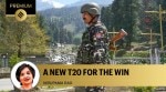 A security personnel stands guard a day after a terrorist attack in Pahalgam. (PTI Photo/File)