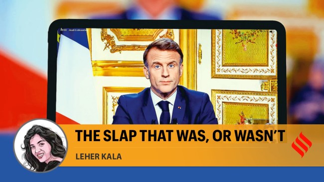 macron video, macron fake video, Emmanuel Macron, Emmanuel Macron viral video, Emmanuel Macron assaulted viral video, Brigitte Macron, Will Smith, Chris Rock, Will Smith Chris Rock, editorial, Indian express, opinion news, current affairs