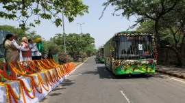 PM Modi flags off 200 e-buses on World Environment Day