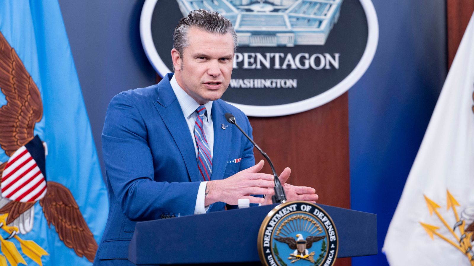 Pete Hegseth Pentagon Iran US strike