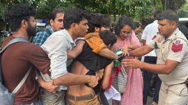 Protest (4) The group was divided in two and sent to two different police stations.