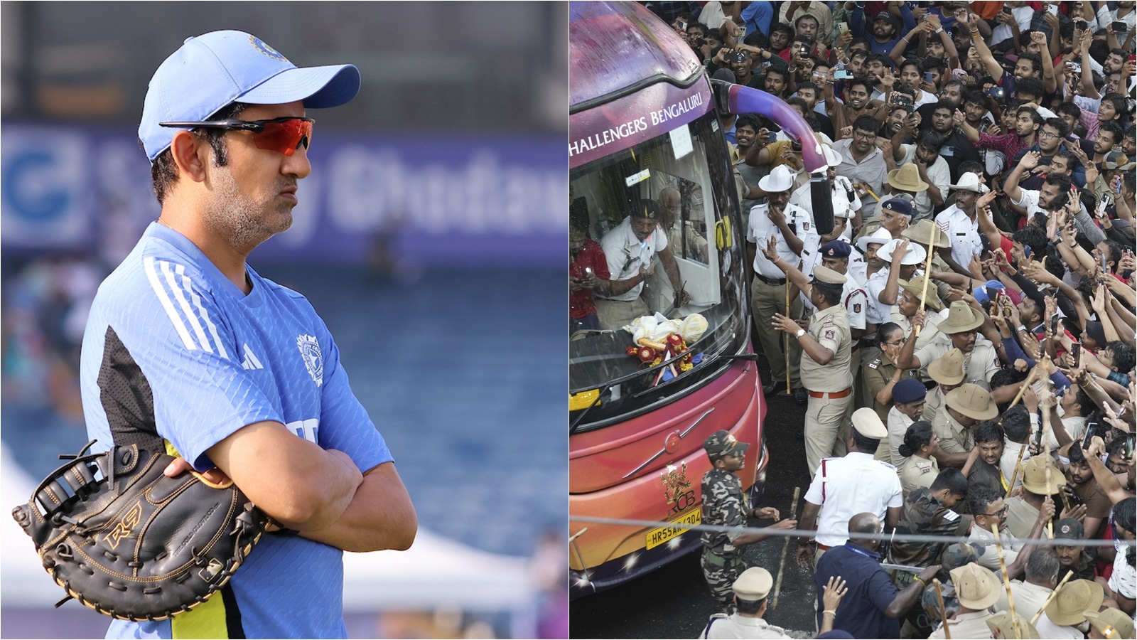 Gambhir questions road shows after Bengaluru stampede tragedy.
