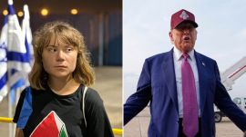 Swedish climate activist Greta Thunberg and US President Donald Trump