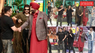 Navjot Singh Sidhu shares BTS pictures with Salman Khan from The Great Indian Kapil Show