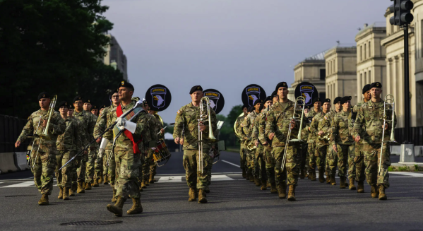 U.S. Army Celebrates Anniversary with Military Parade