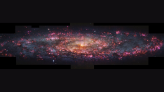 Sculptor galaxy is 11 million light years away from Earth.