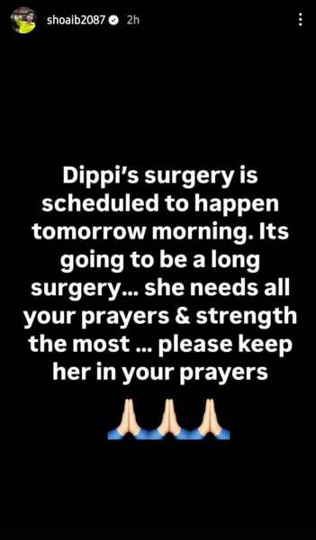 Shoaib Ibrahim on Dipika Kakar's surgery