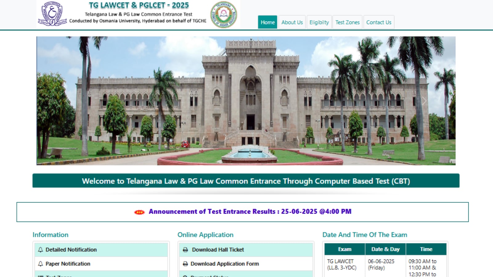 TS LAWCET Results 2025 Link: Scorecards at lawcet.tgche.ac.in