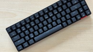 The RGB lights add to the overall typing experience.