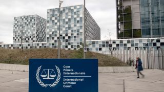 The International Criminal Court in The Hague, Netherlands, on March 31, 2022.