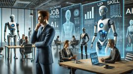 There is a growing sentiment that AI will impact industries such as technology, finance, law, and media, with white-collar jobs being affected the most.
