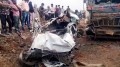 9 killed, 2 injured as trailer truck overturns on van in MP’s Jhabua