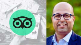 Rahul Todkar, VP and head of data and AI at Tripadvisor, discussing the future of travel interfaces. (Express Image/LinkedIn)