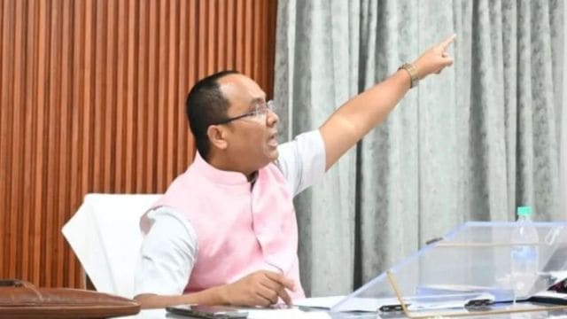 Tripura minister Animesh Debbarma