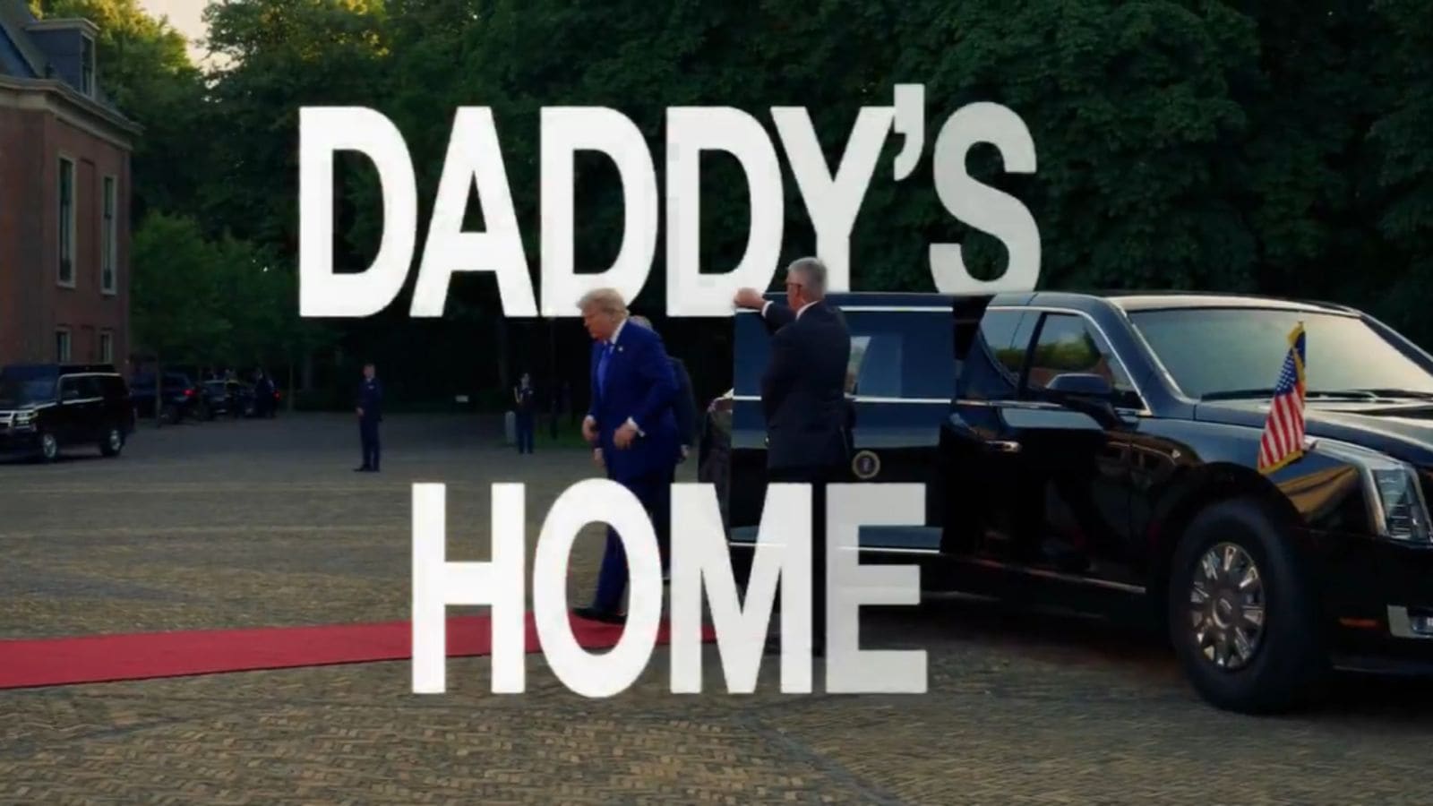 Watch | ‘Daddy’s home’: White House posts video after Trump returns from NATO summit