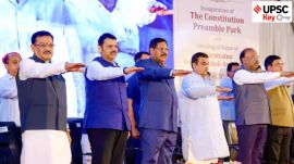 UPSC Key: Preamble of the Constitution, Financial conditions index and Mazagon Dock’s Lanka deal