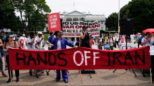 US Iran protest