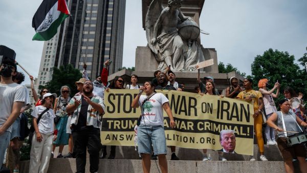 US Iran protest 